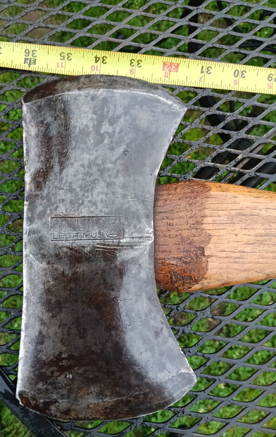 Vintage Collins Legitimus Double Bit Axe With Handle 4 lbs 12 oz