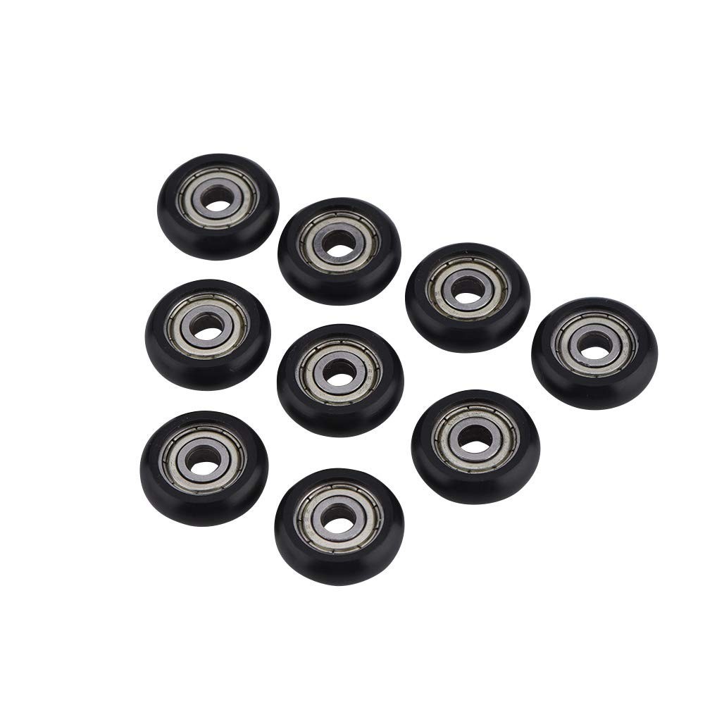 9 Pcs 3D Printer Plastic Pulley Linear Bearing Aluminium Pulley Wheels Roller...