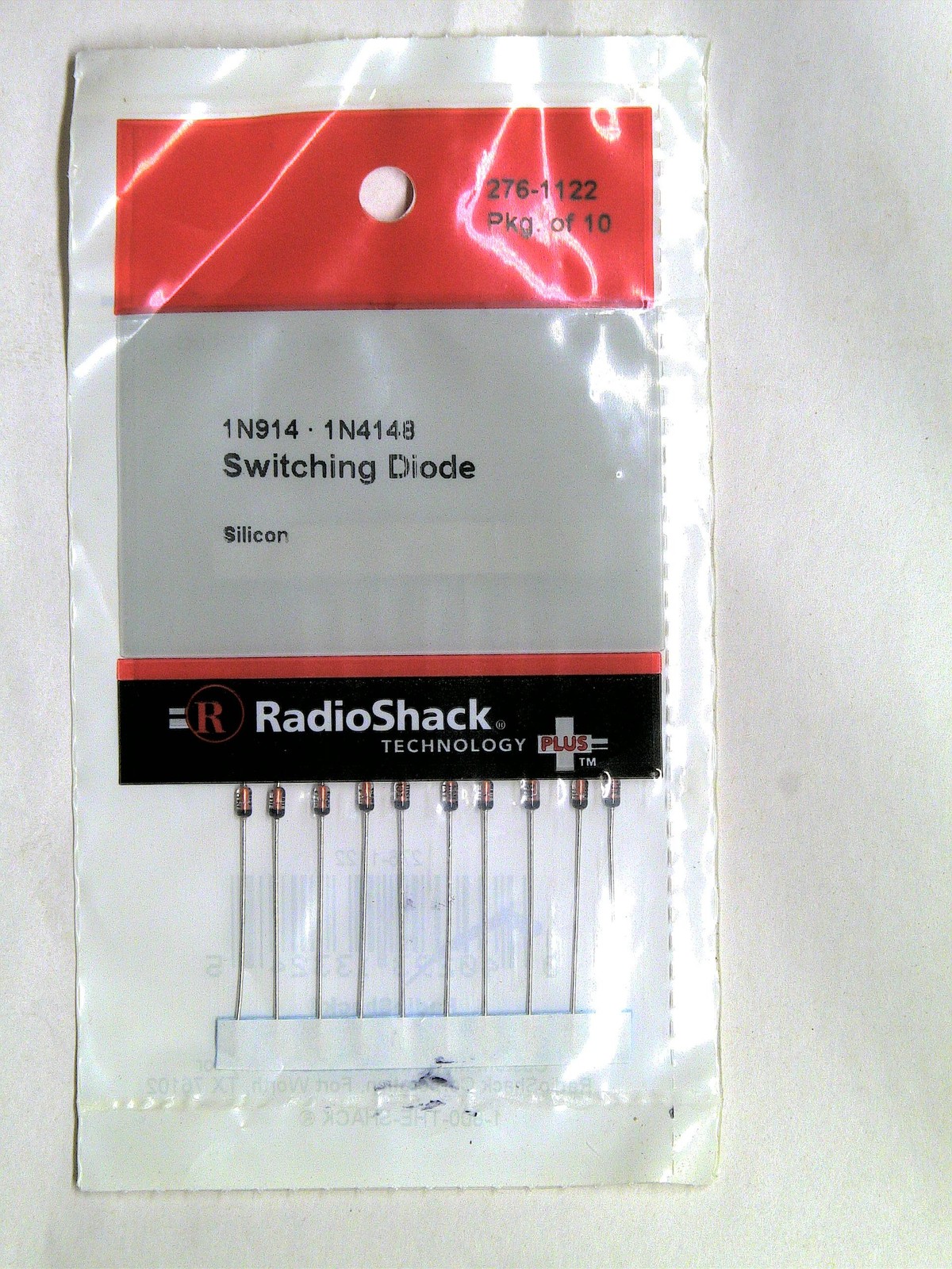 Radioshack 276-1122 1n914 - 1n4148 Switching Diodes Silicon