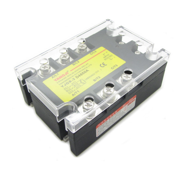 DC Control AC In DC3-32V Out AC24-480V D4850A 50A 3 Phase SSR Solid State Relay