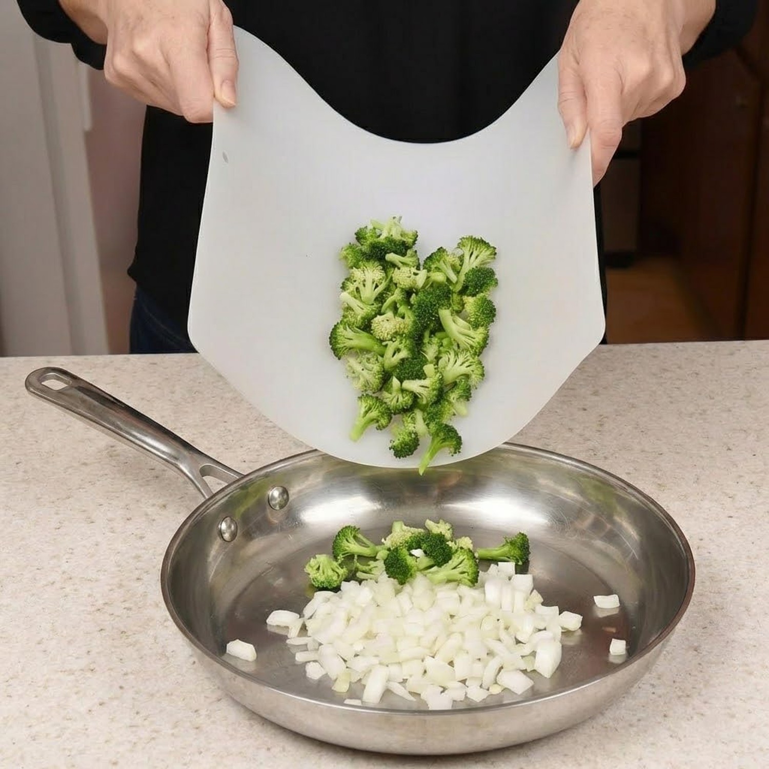 Thin Clear Flexible Plastic Cutting Board Chopping Mat - Inexpensive, Flexabl...