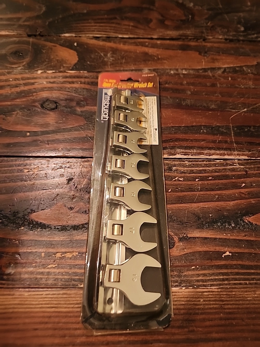 Pittsburgh Open End 3/8" dr. Crowfoot Wrench Set 94427 7-Piece Metric 10-19 NEW