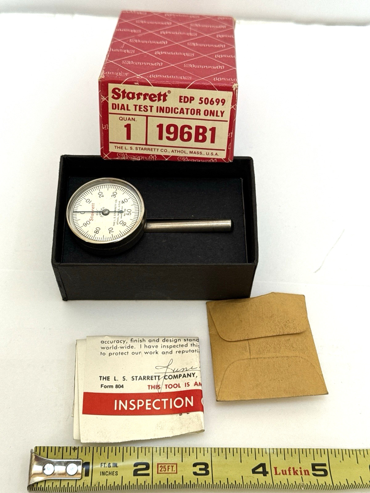 Starrett Dial indicator 196