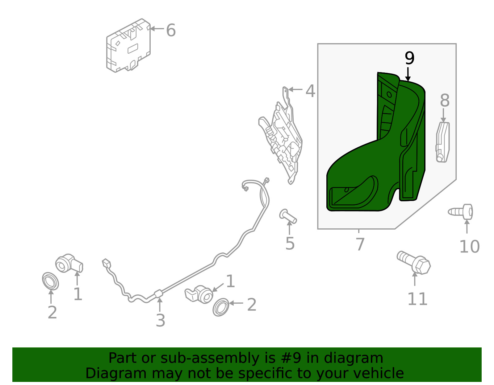 Genuine Land-Rover Mount Bracket LR162744