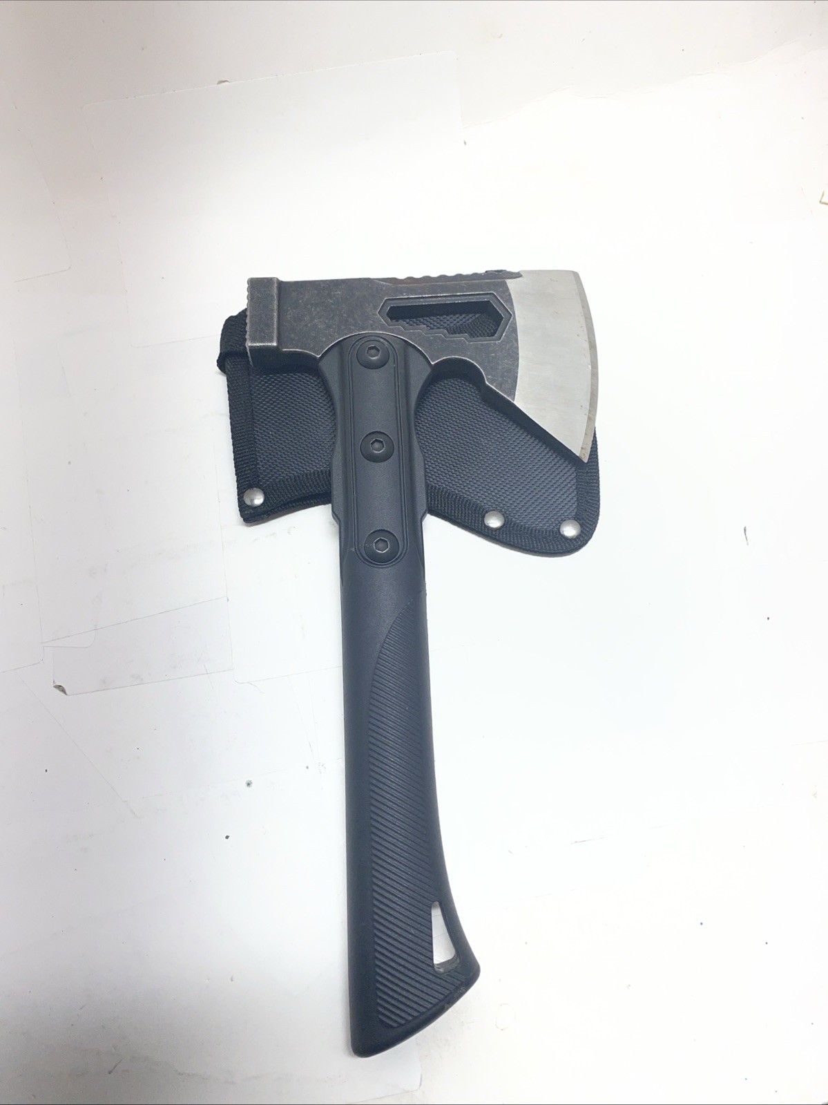 SULKADA Camping Hatchet, 10.5 Inch Survival Axe,Stainless-Steel Blade Fiberglass