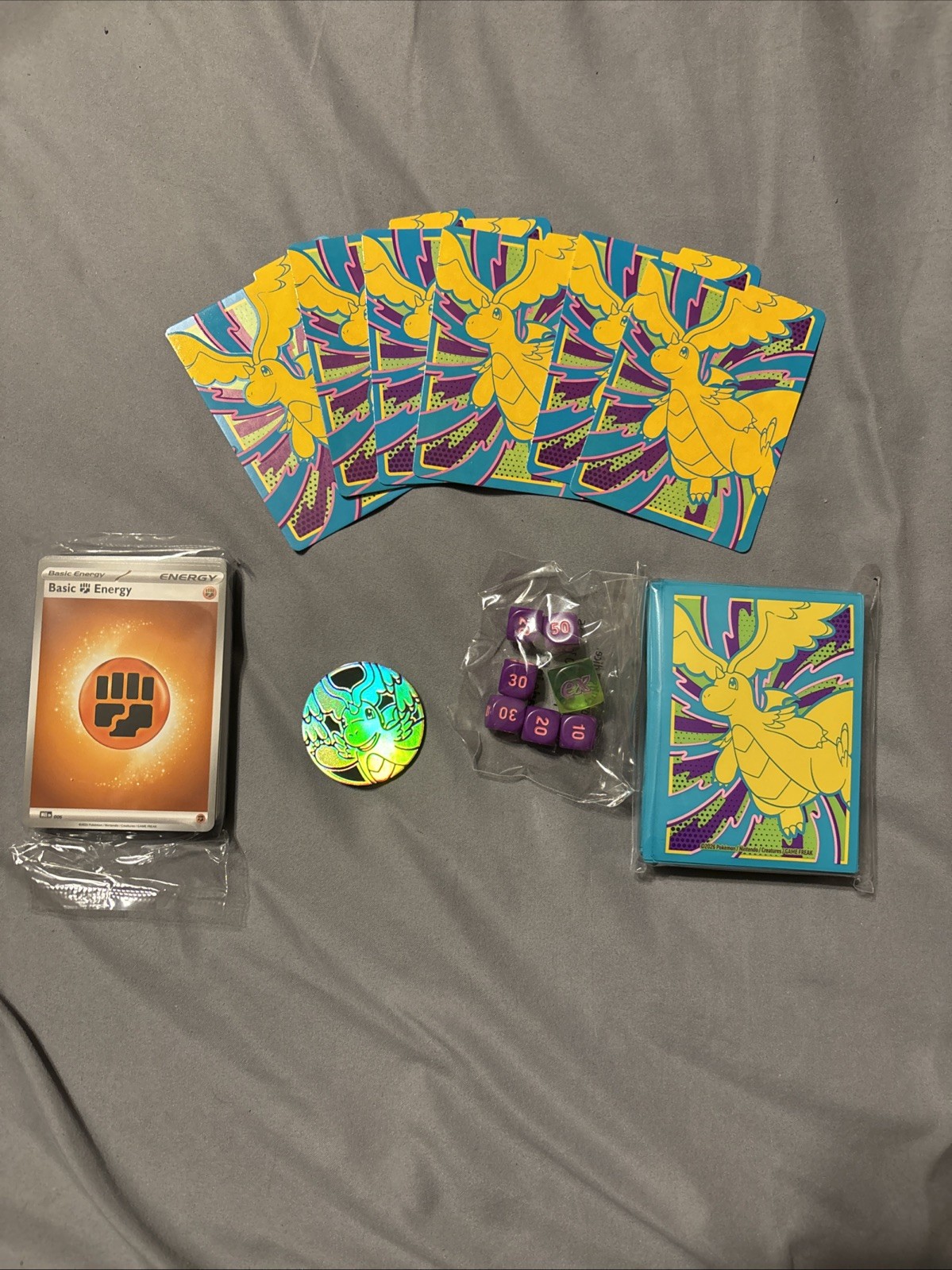 Pokémon Ascended Heroes Sleeves Dice Coin Dividers Elite Trainer Box Contents