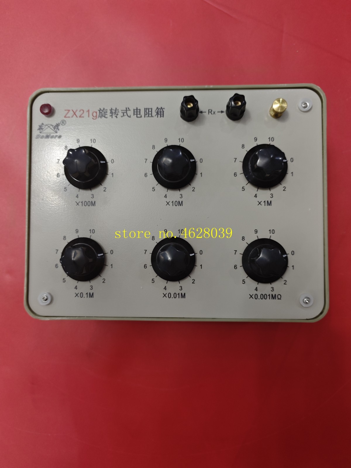 ZX21g Precision Plastic Variable Decade Resistance Resistor Box Physical Electr