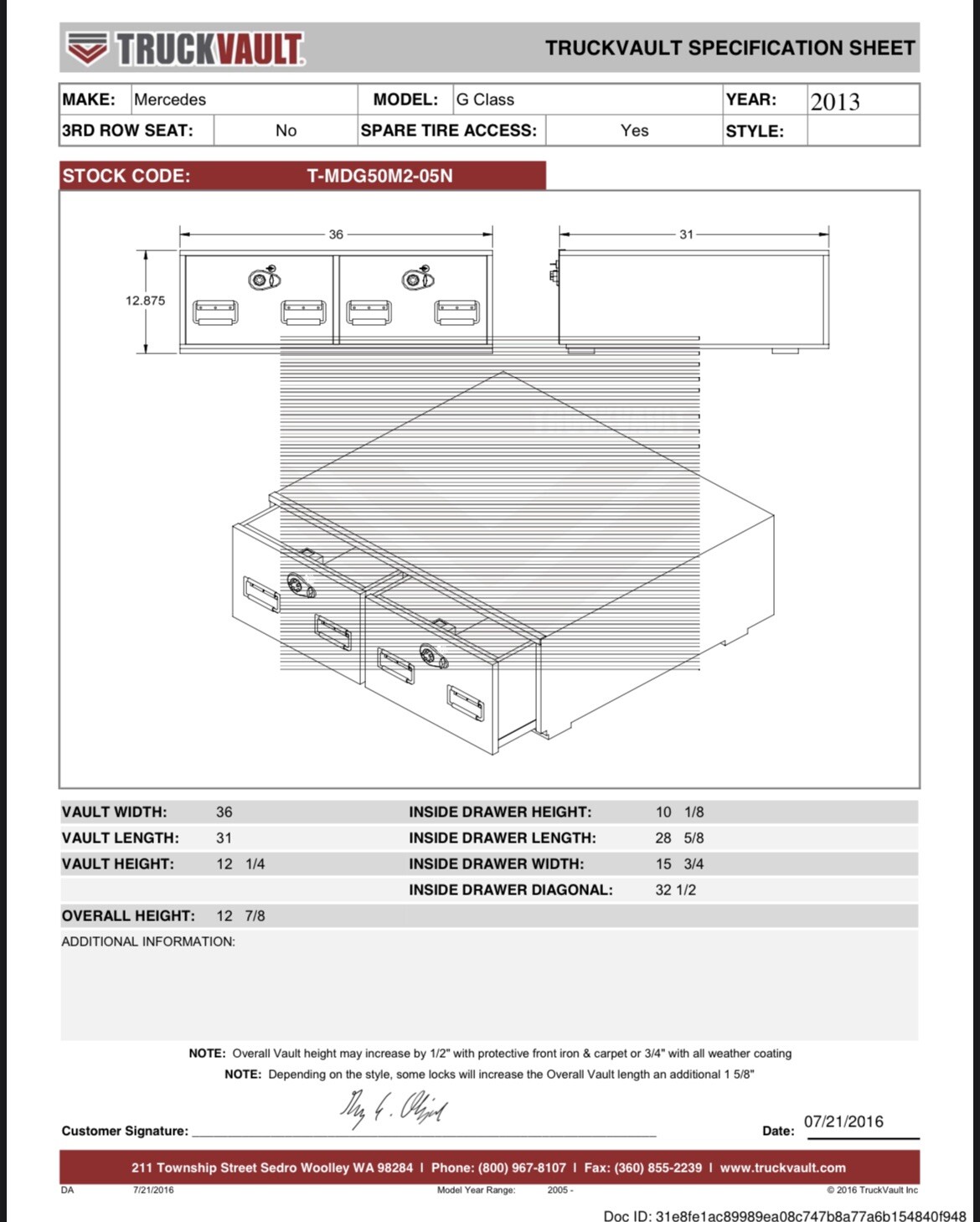 Truck Vault