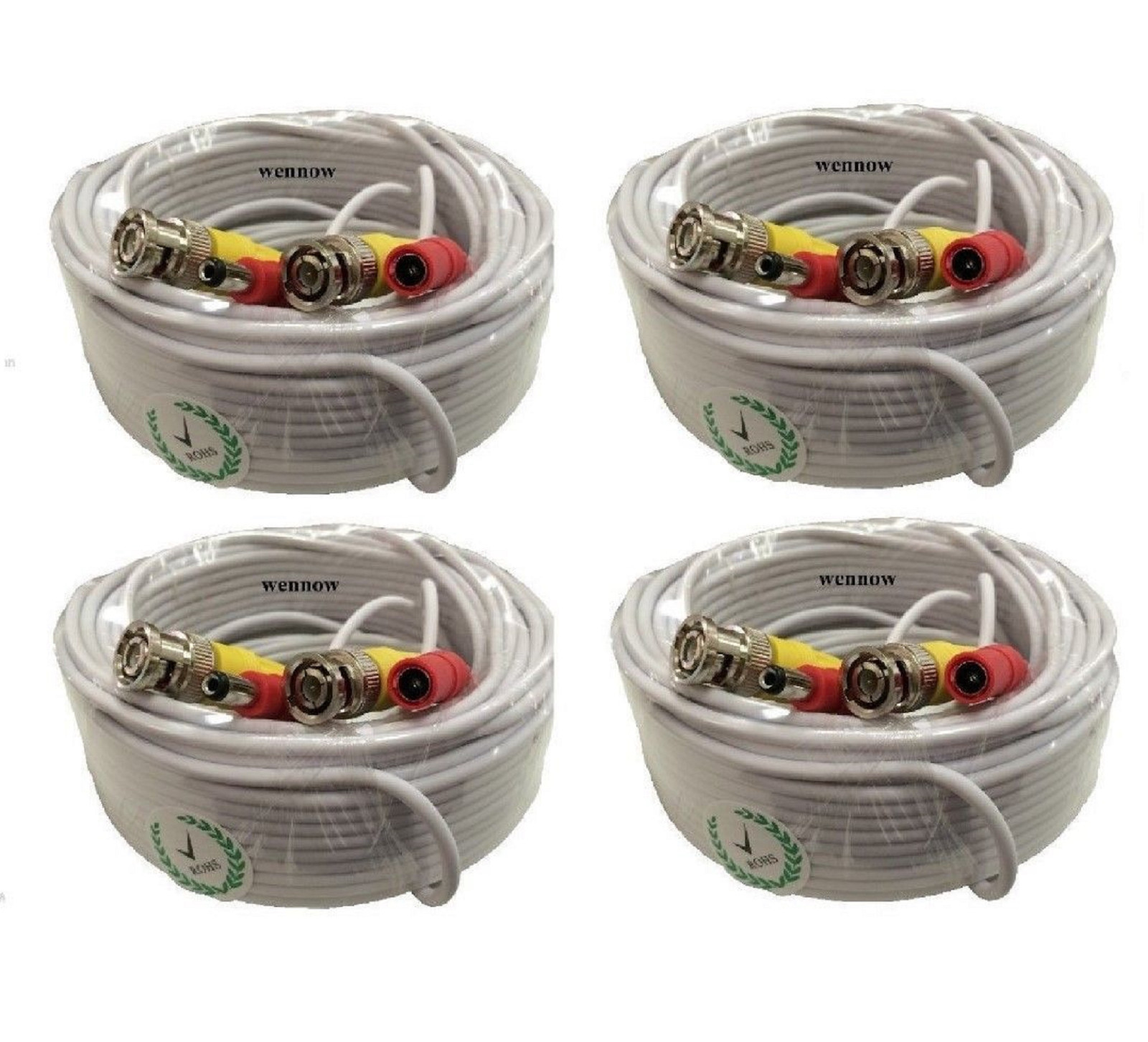 Premium Quality 4x50Ft Video and Power Cable Use Zmodo CCTV Security Cameras