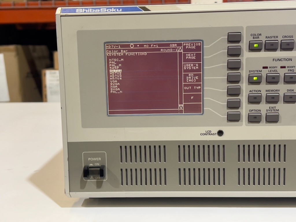 ShibaSoku TG35BX Digital Test Signal Generator - NTSC / PAL / HDTV / VGA - Video