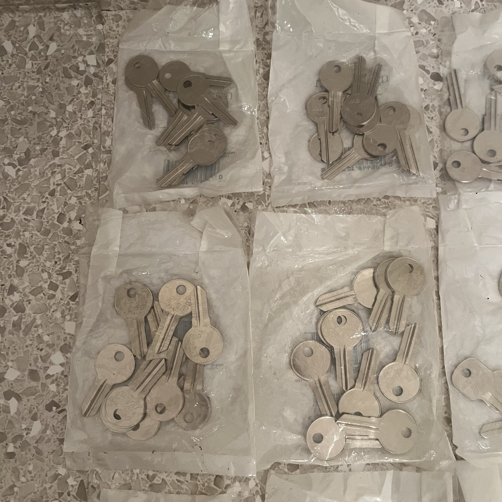 Key Blank Ilco Packs 01122 Y11, S1042ZP, AB15 Abus, 1503 ES9, 1069FL R04, 1502 +