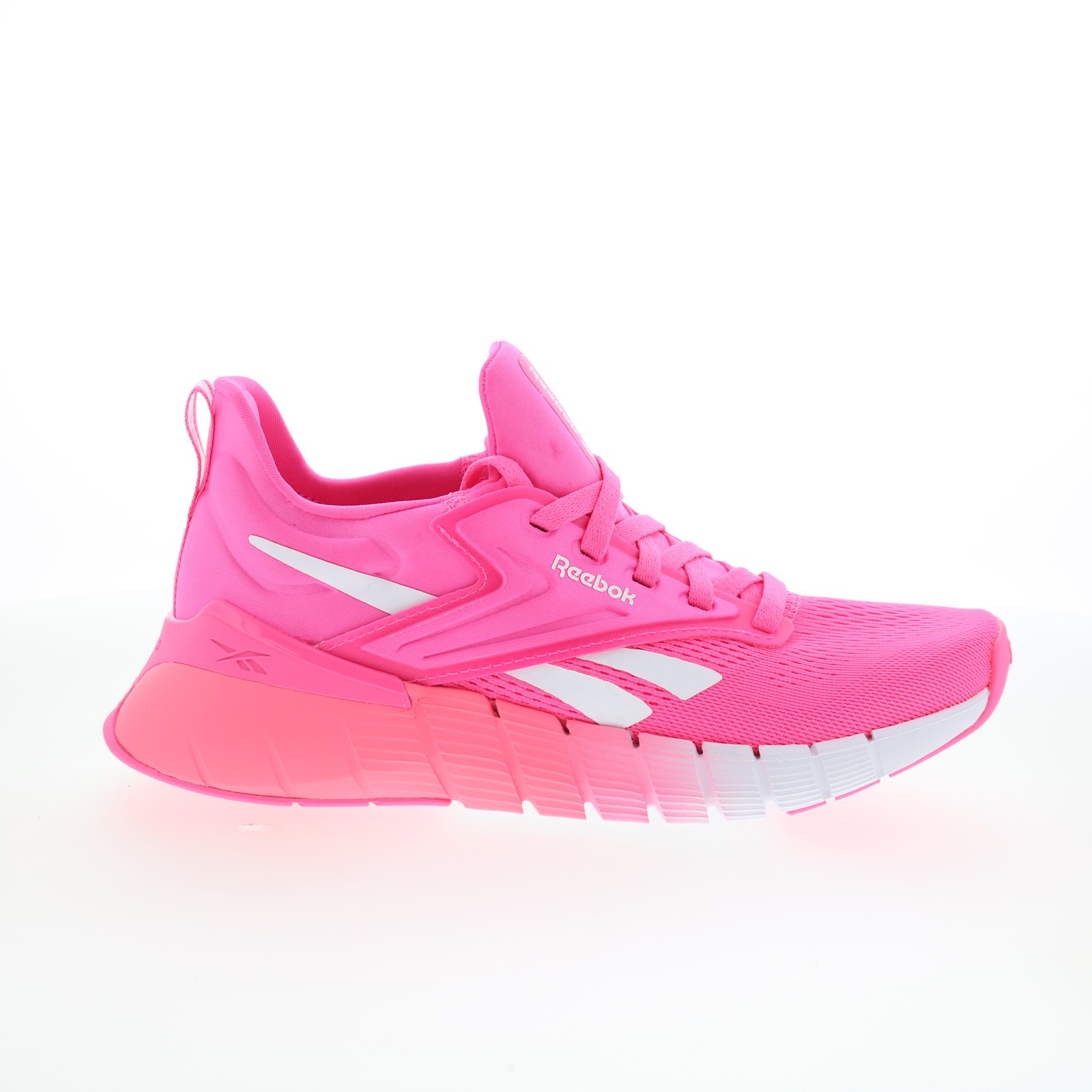 Reebok Nano Gym Womens Pink Canvas Lace Up Athletic Cross Training Shoes