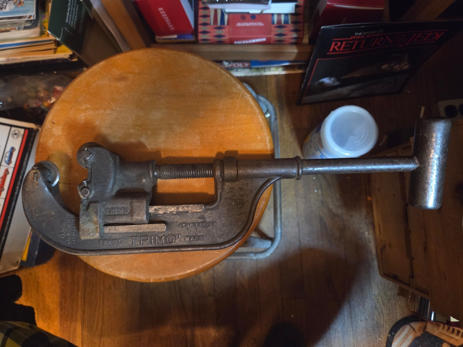 Vtg. Trimo No. 3 Pipe Cutter Trimo Mfg Co. Roxbury Mass. 1" to 3" Nice!