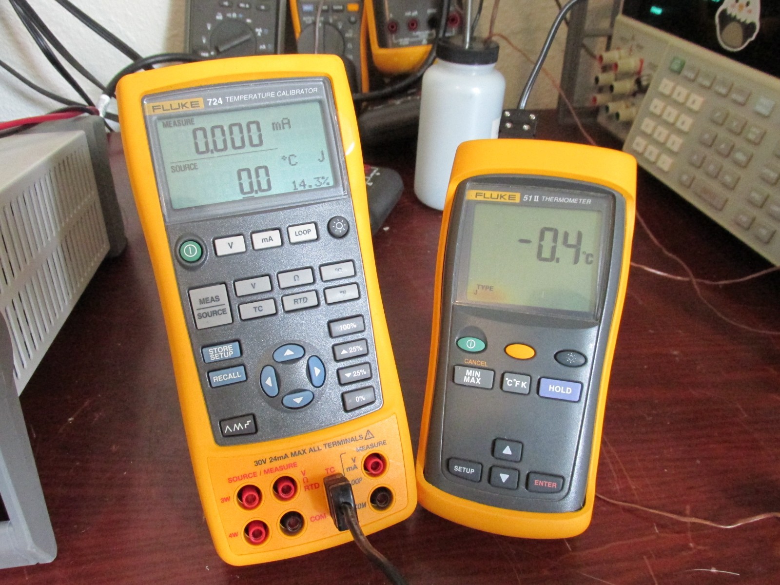 Fluke 724 Temperature Calibrator **TESTED to Fluke Performance Verification**