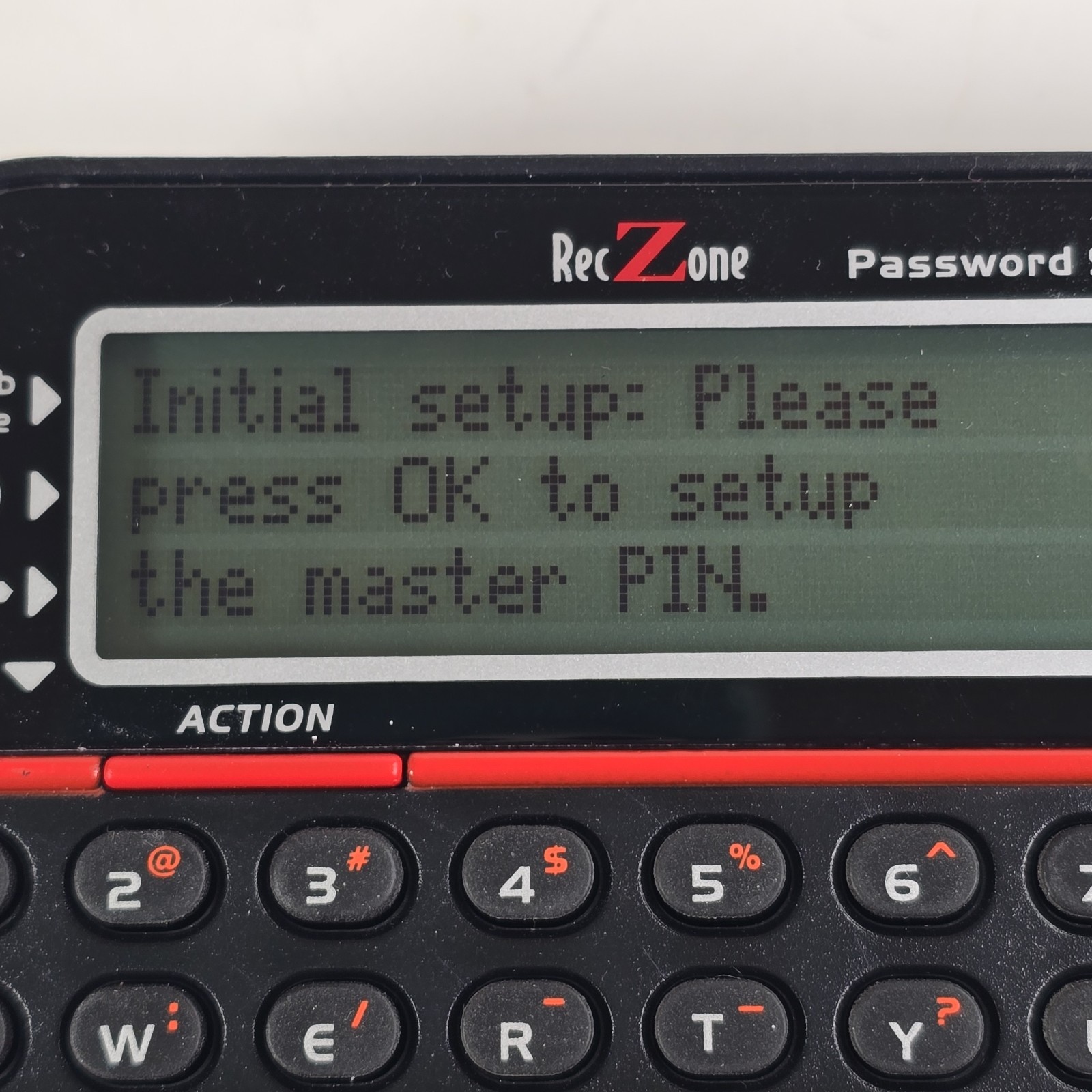 RecZone Password Safe Model 595 Electronic Password Organizer Tested Working OB