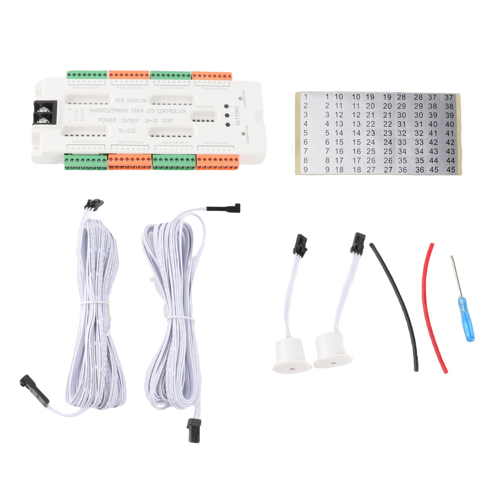 Motion Sensor LED Stair Light Controller Intelligent Automatic Cascaded