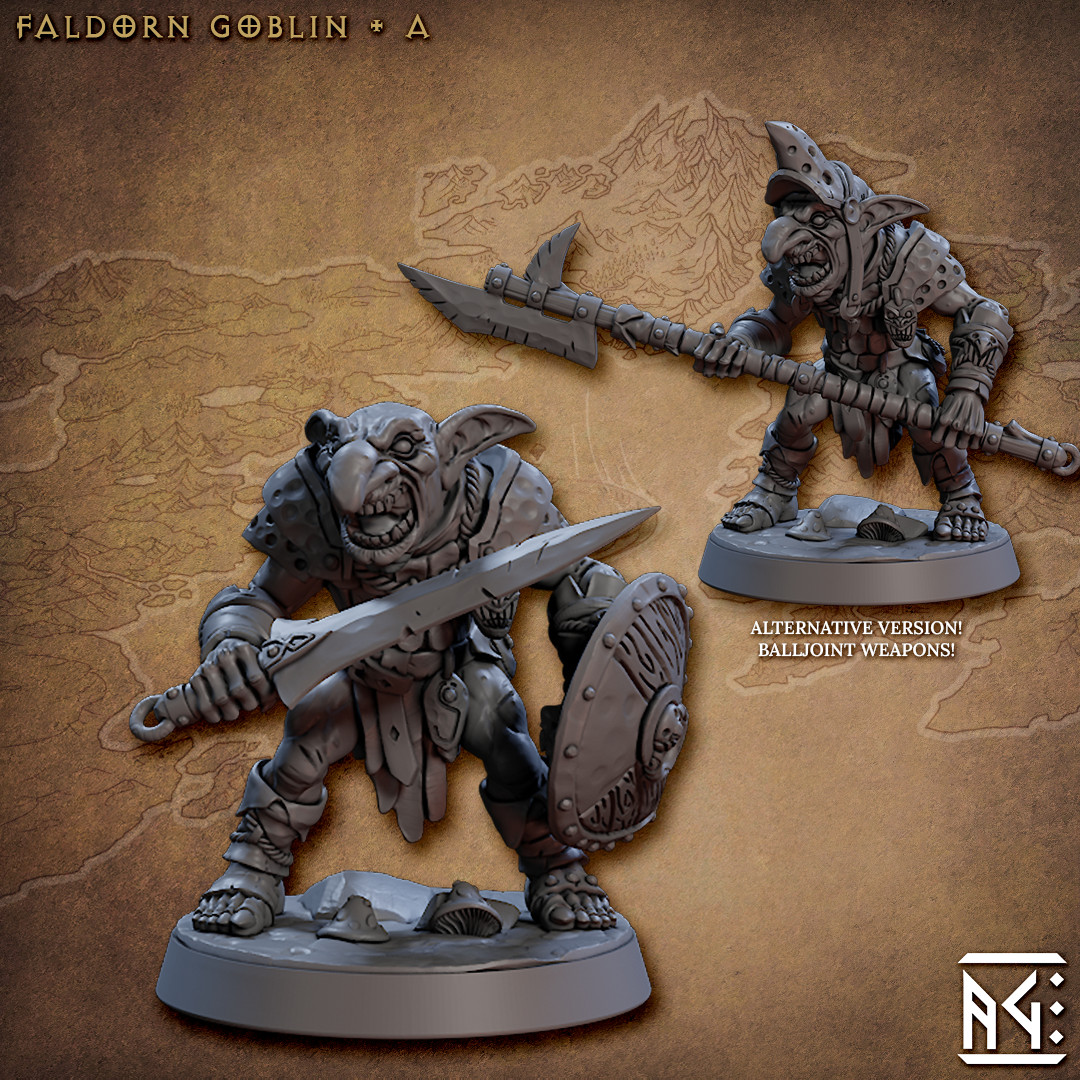 Goblin A - Alternate - Fighter - Artisan Guild - Dungeons and Dragons