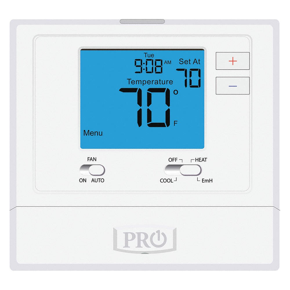 PRO1 IAQ  Low Volt NP Digital Tstat H or C,Wired 45KE91