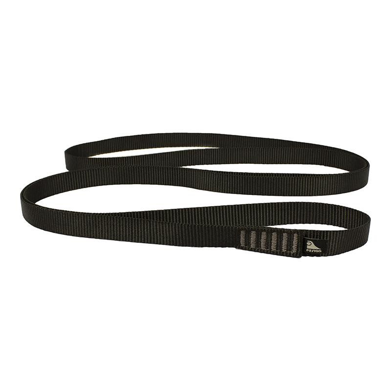 Fusion QD-1511 Stitched Nylon Loops 20cm, Black