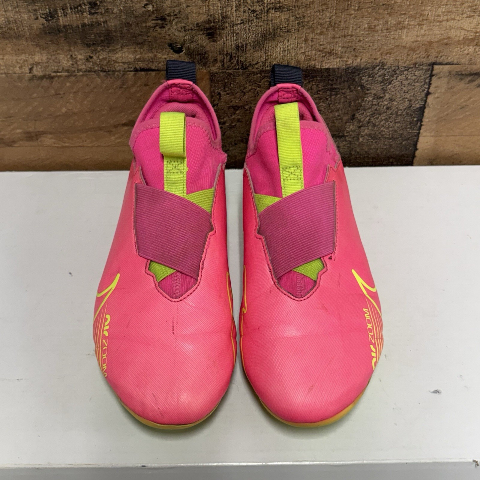 Nike Zoom Vapor 15 Academy FG MG - Pink - Kids size 6y - DJ5617-605
