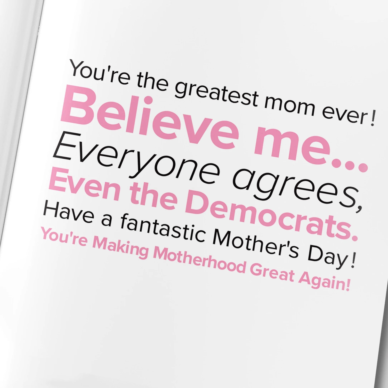 Trump Mother's Day Card - Making Motherhood Great Again