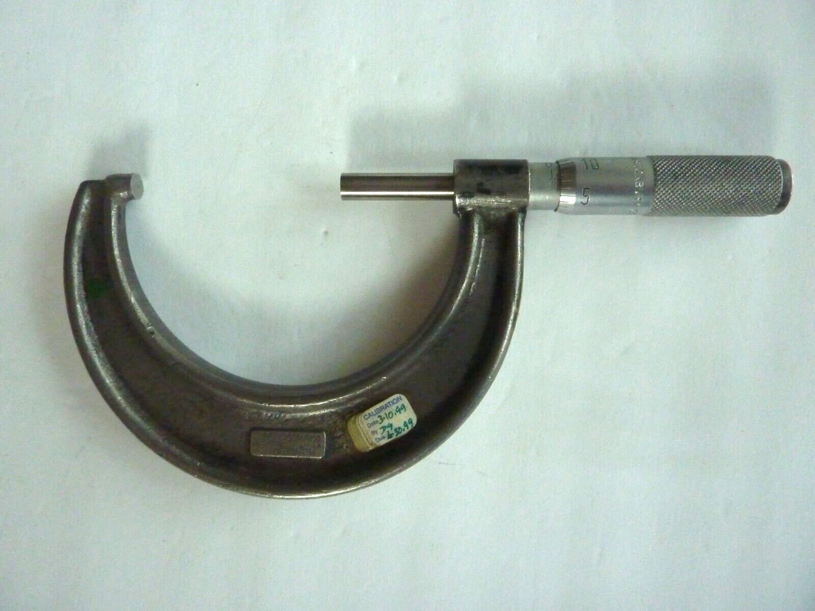 Vintage Slocomb Co. 2-3” Outside Micrometer
