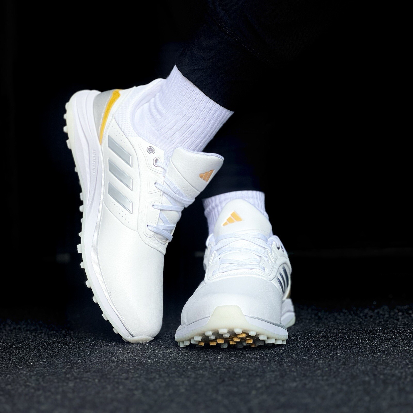 Adidas Solarmotion Lightstrike Men's Golf Shoe White Sneakers #276