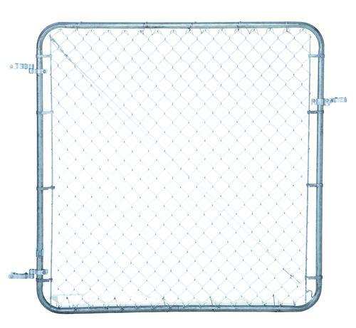 4'x24"72" Wide Galvanized Steel Chain Link Fence Walk Through No Sag Gate Kit