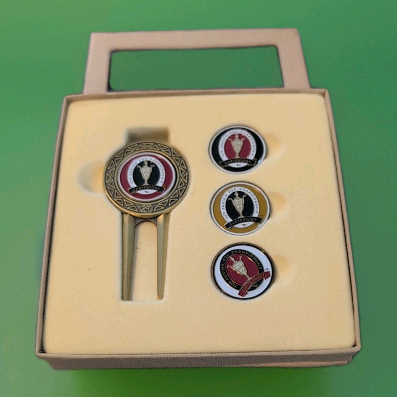 70th Anniversary 2008 Pga Championship Canterbury Divot Tool And Ball Markers