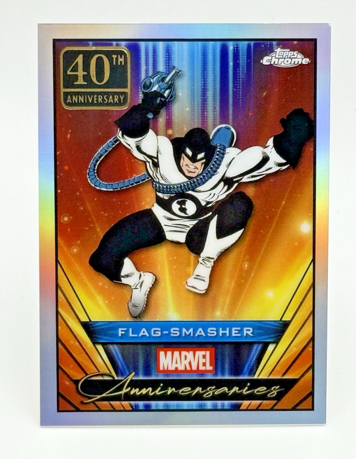 2025 Topps Chrome Marvel - FLAG-SMASHER 40th Anniversary Refractor #MA-9
