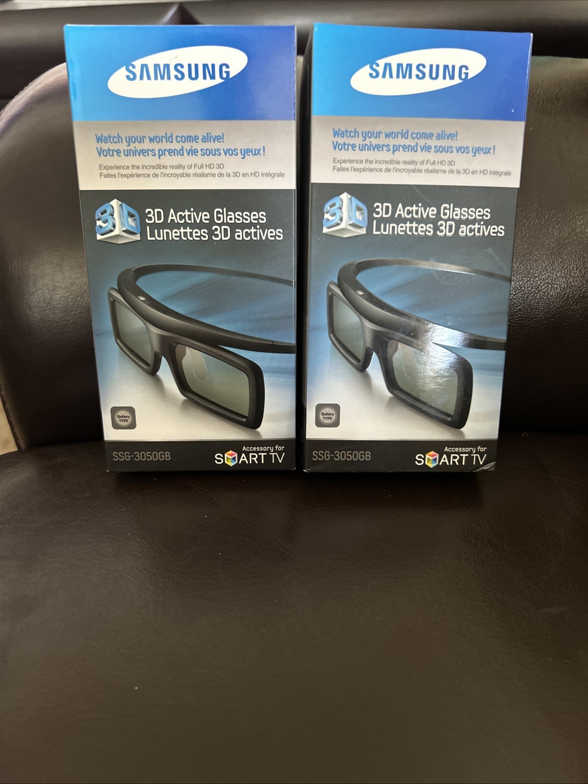 Samsung 3D Active Glasses SSG-3050GB Lot of 2 NEW Sealed