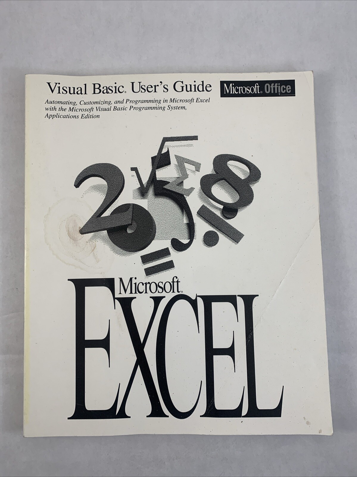 Microsoft Office Excel 5.0 User Guides Visual Basic Getting Started Vintage 1994
