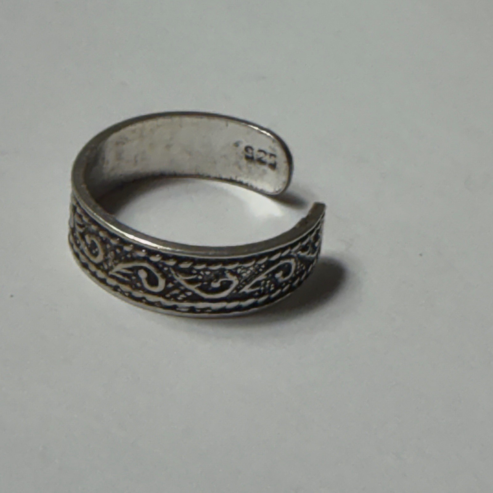Sterling Silver Adjustable Toe Ring