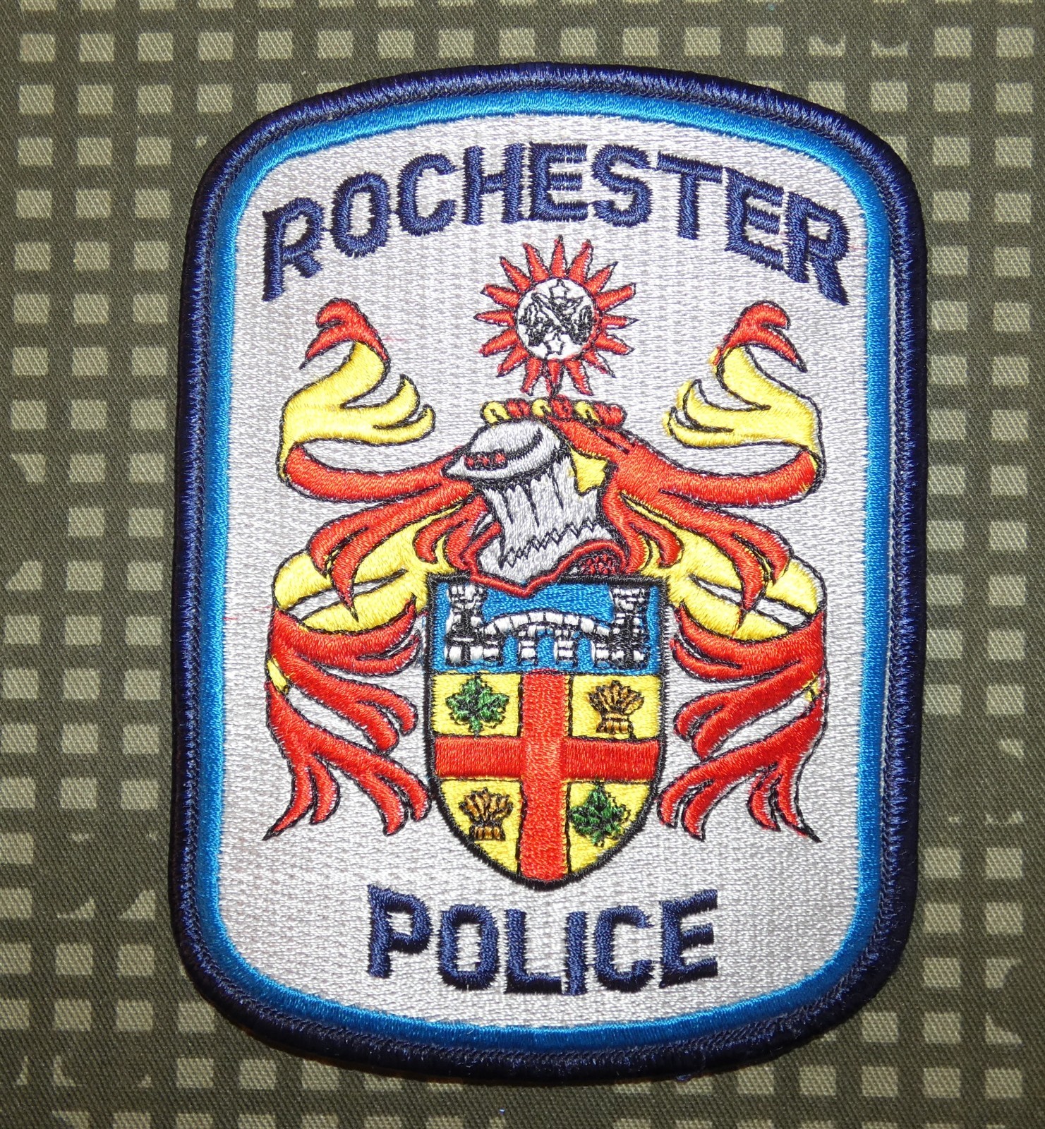 Vintage City of Rochester Police Department Patch (Illinois)