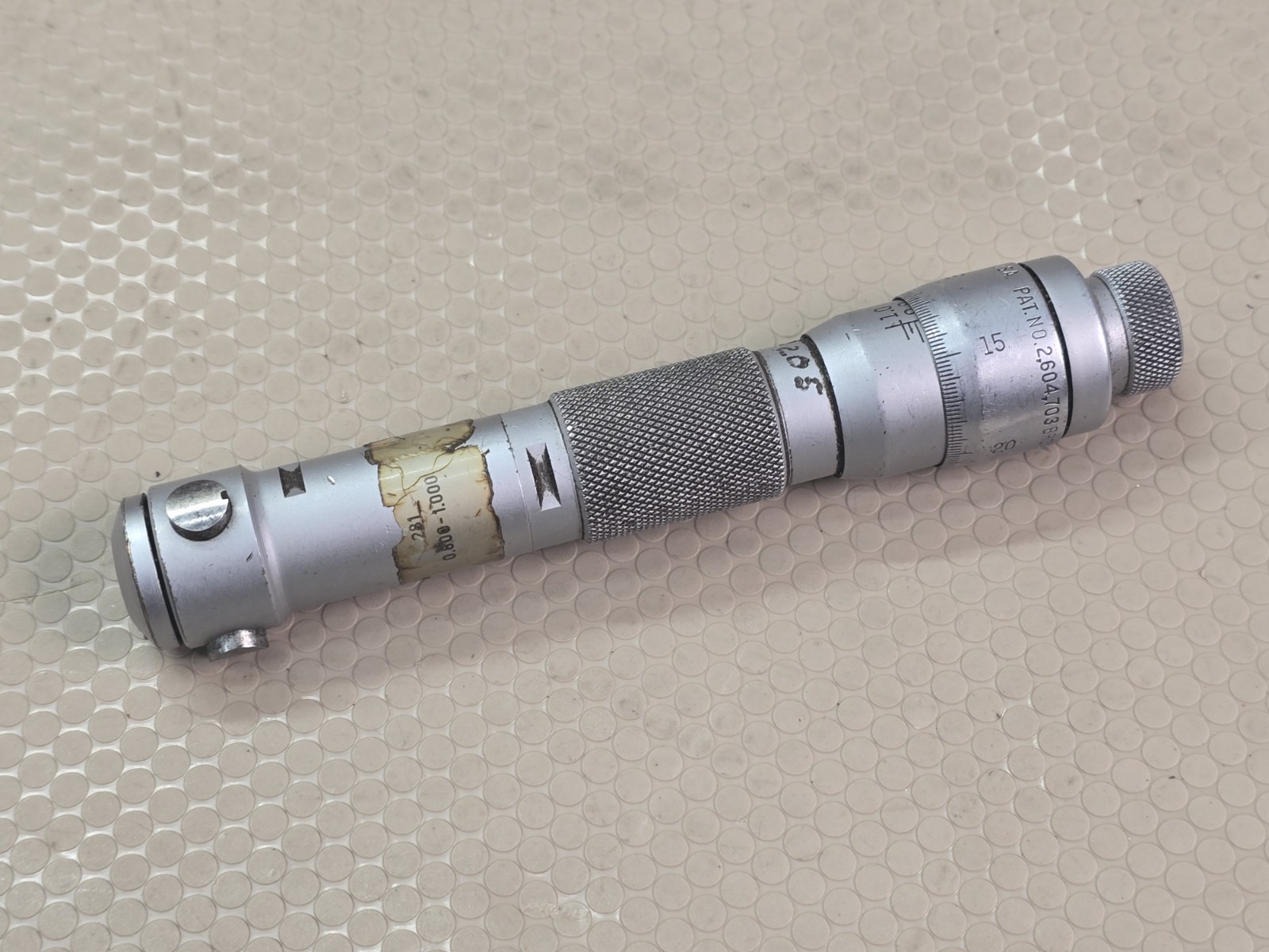 Brown and Sharpe, Tesa Bore Micrometer, Intramike 0.8" - 1.0"