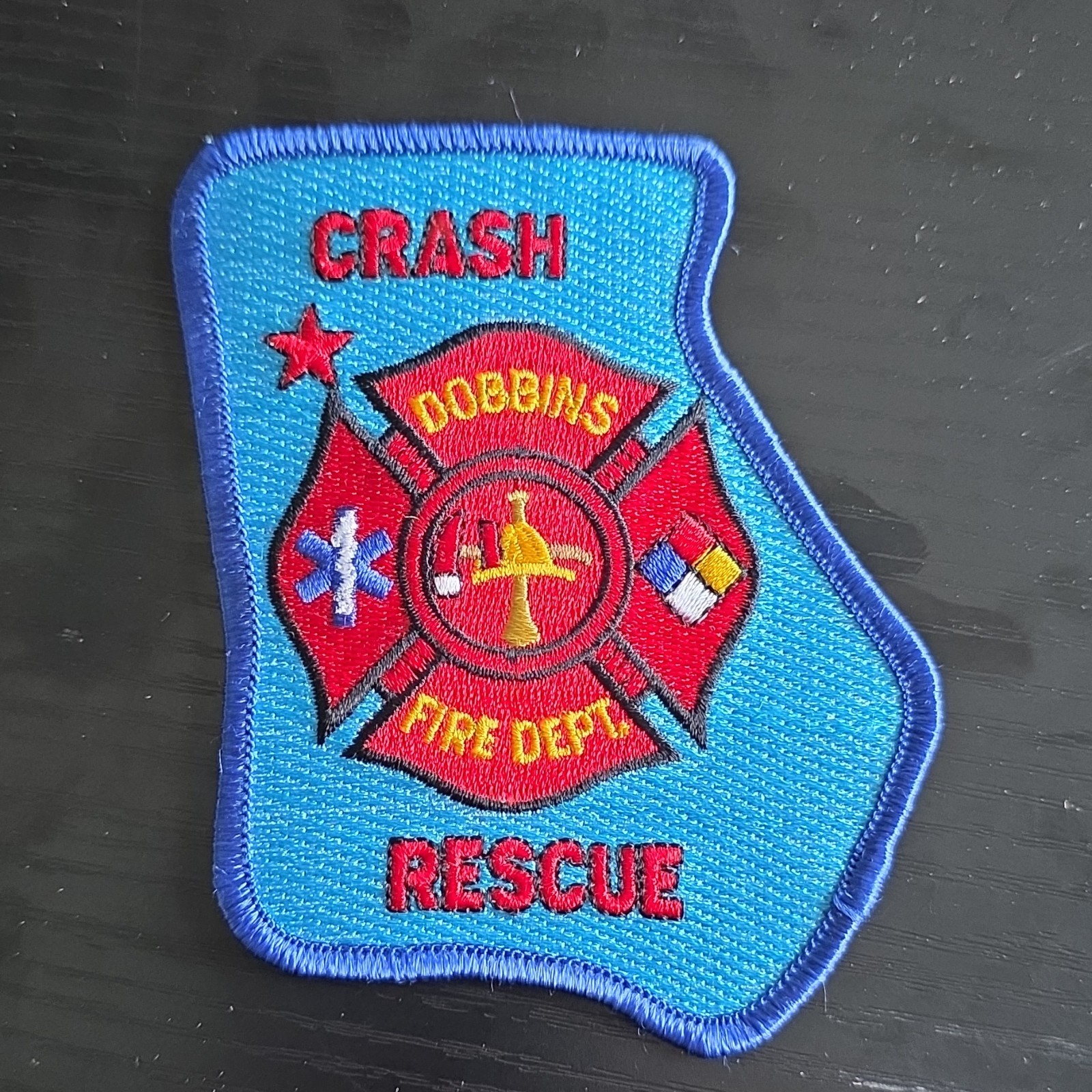 GA-Dobbins Fire Department Patch Firefighting Crash Rescue Collectible