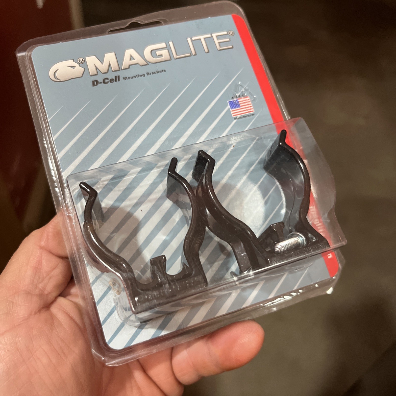 Maglite Asxd026 D-Cell Flashlight Universal Mounting Brackets