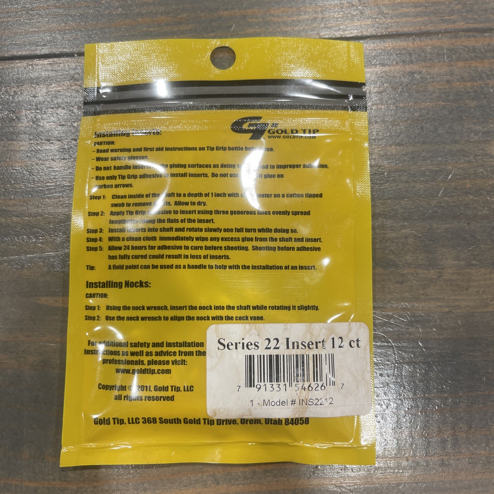 Gold Tip Series 22 Insert, 12 Pack INS2212