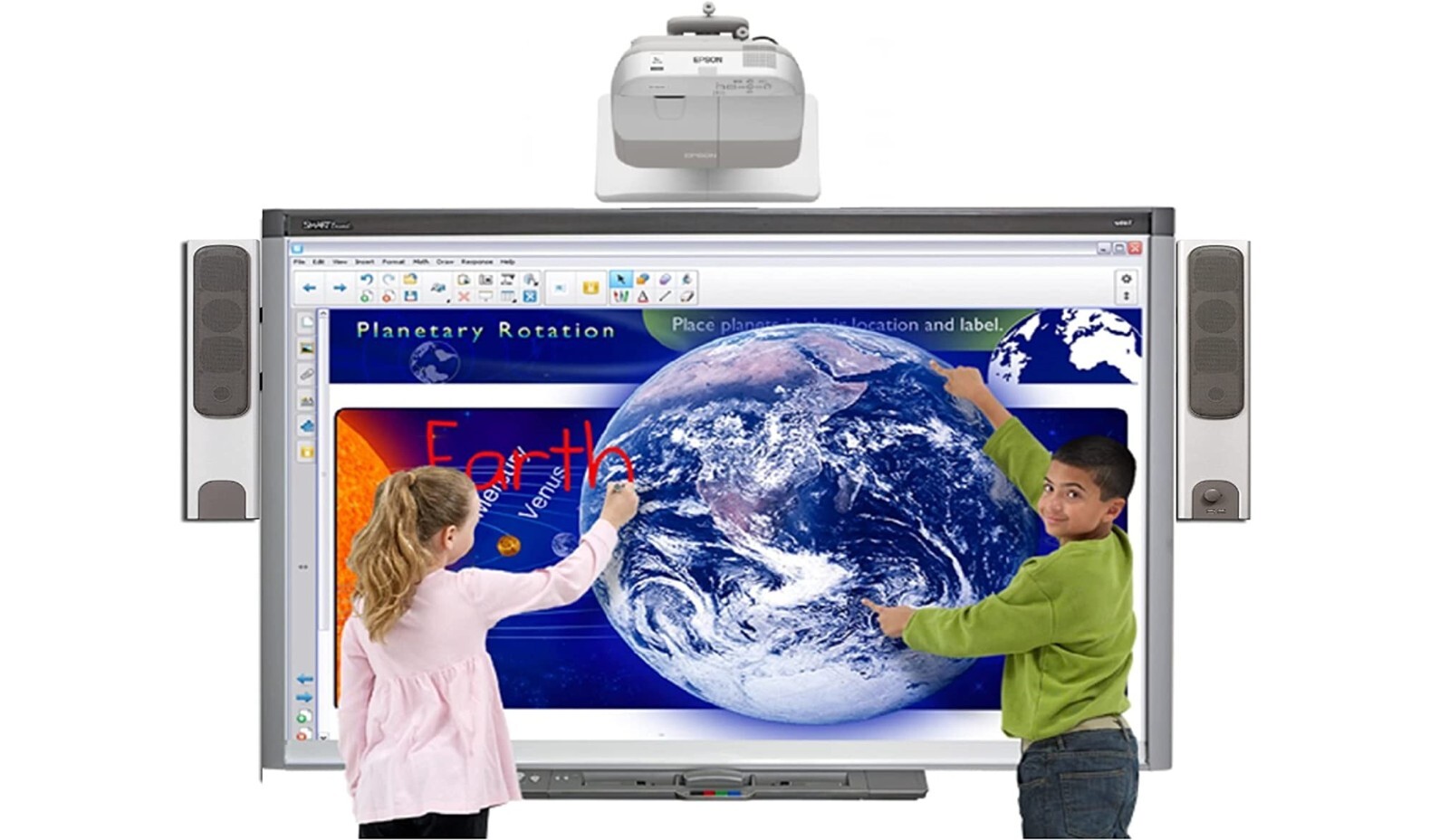 Interactive Smart Board system for classroom 87"