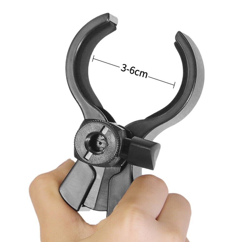 Sturdy Mic Clamp Holder for Various Microphone Types with Adjustable Angle