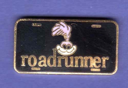 Vintage Plymouth Roadrunner hat pin lapel pin tie tac badge Hard Enamel - 1 Inch