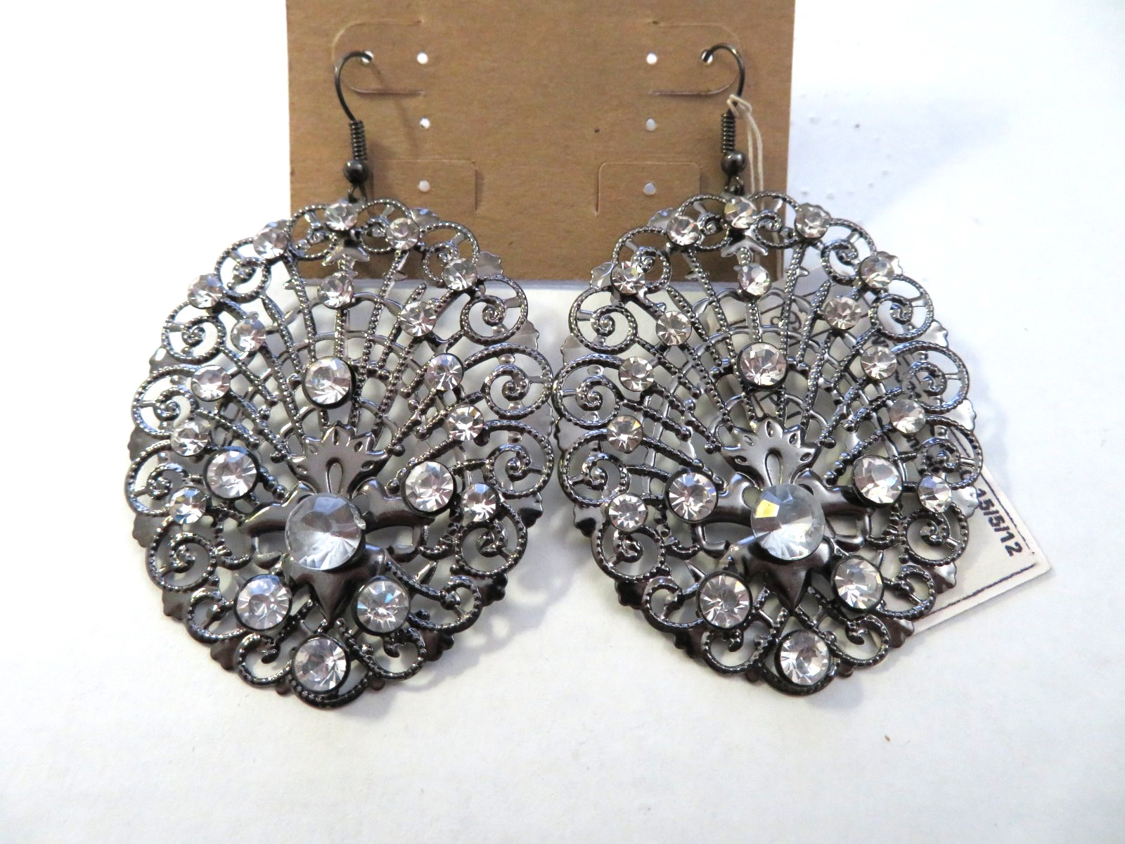 VINTAGE ERICA LYONS  FAN EARRINGS