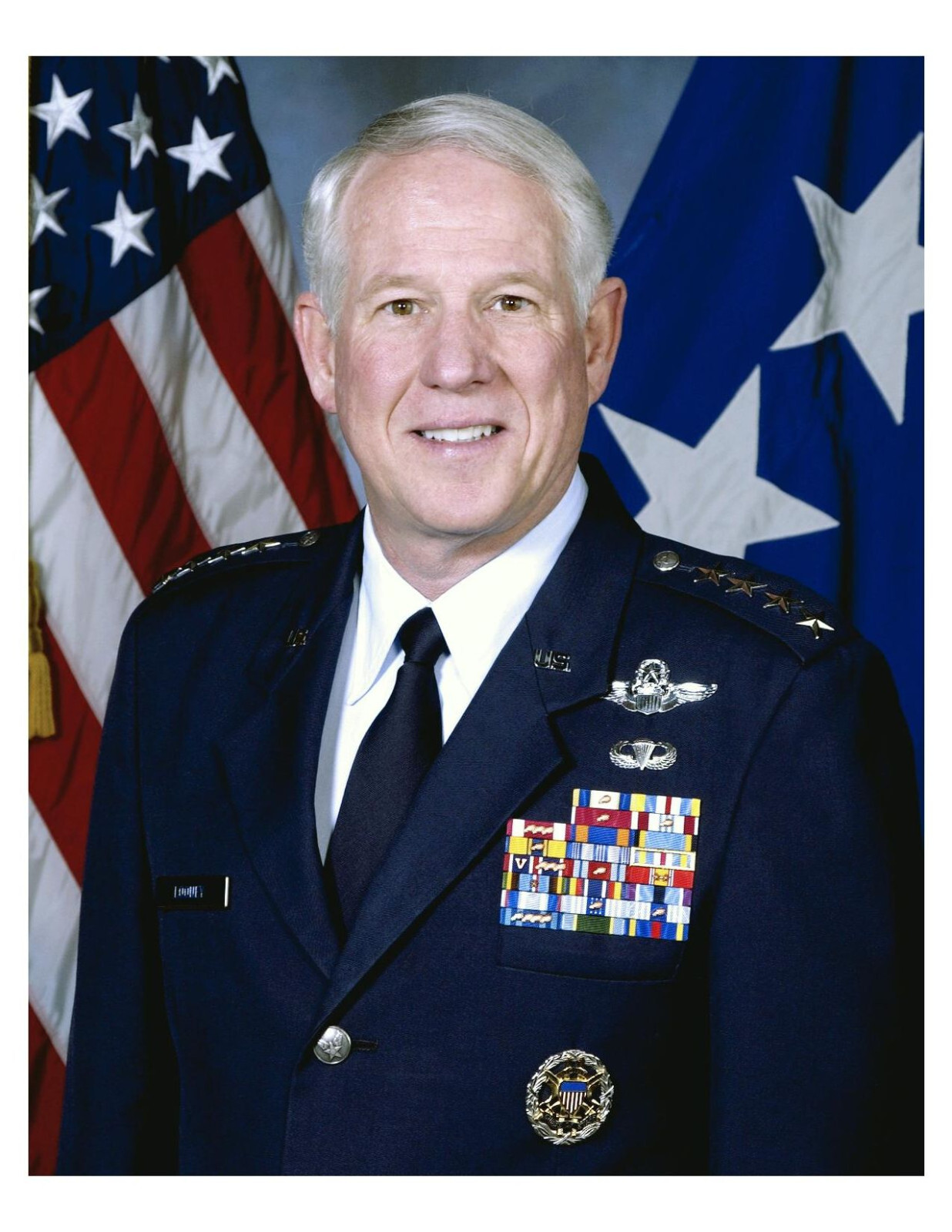 United States Air Force General William R. Looney III 8x10 Photo On 8.5" x 11"