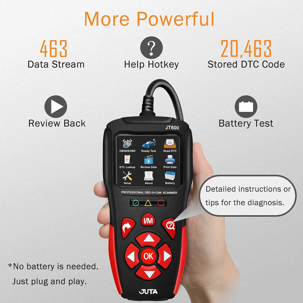 Automotive OBD Code Reader OBD2 Scanner Car Check Engine Fault Diagnostic Tools