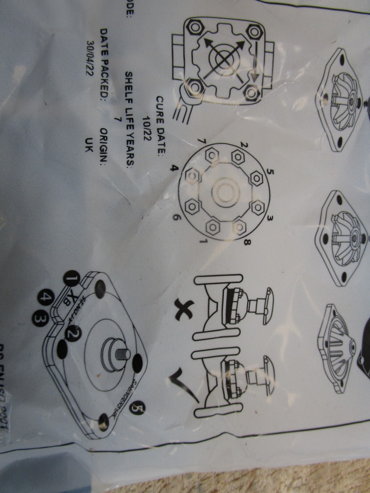 SAUNDERS IDV REPLACEMENT diaphragm KB2 DN50 K 1 1/2 DN40 NEW SEALED BAGS