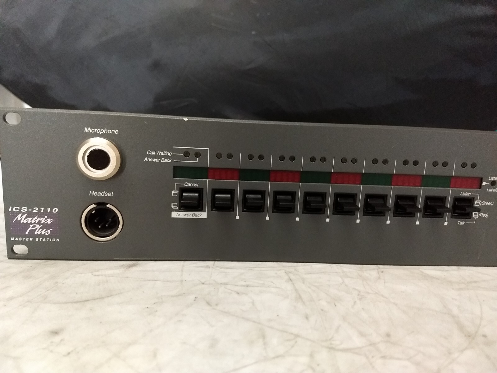 Clear-Com Intercom Systems ICS-2110 Matrix Plus Master Station