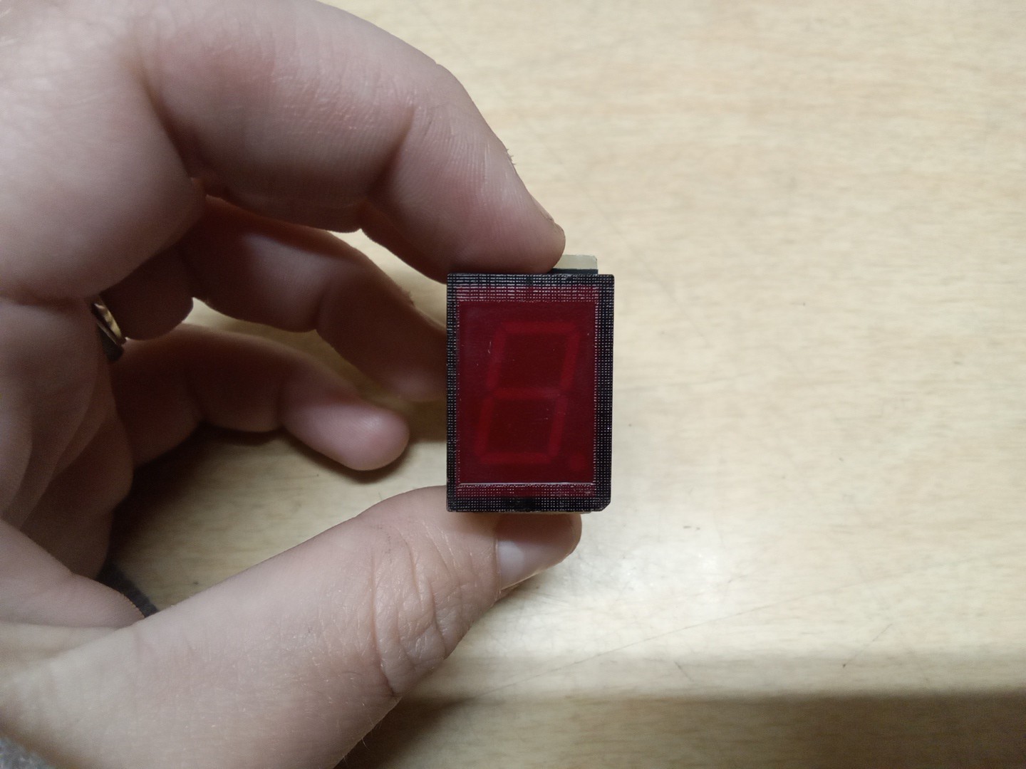 Unbranded A59X1 Red Digital Segment W/ Dialight Circuit Board