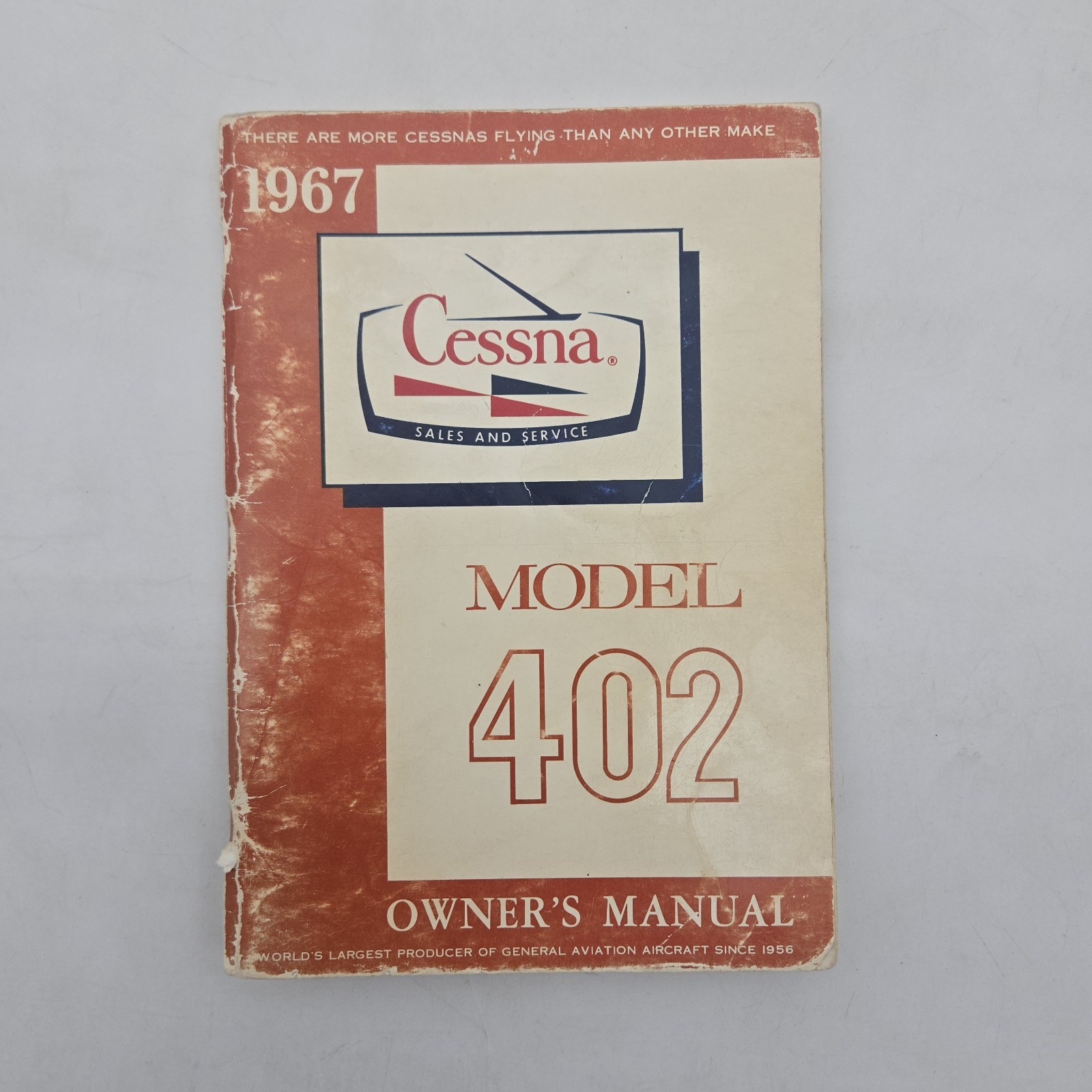 Vintage 1967 Cessna Model 402 Owner's Manual