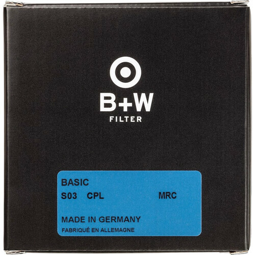 B+W 40.5mm MRC Basic Circular Polarizing Filter Multicoating Resistance Coating