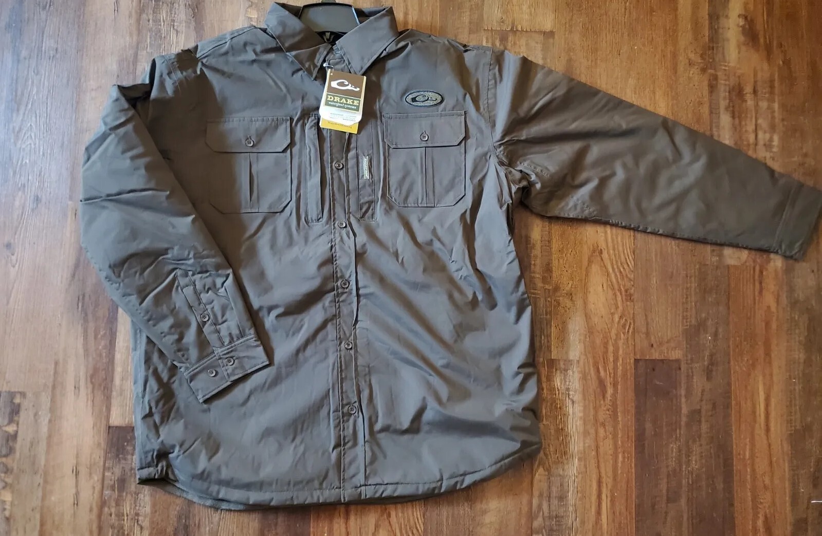 Drake Waterfowl Guardian Flex Shirket Green Timber  L